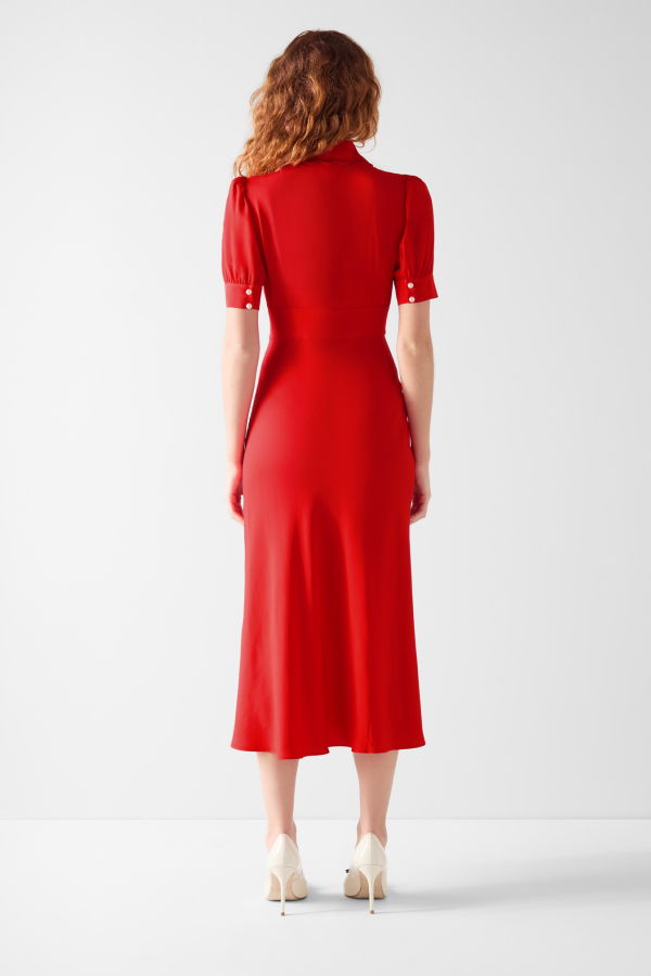LK Bennett Emma Dress - Salsa Red