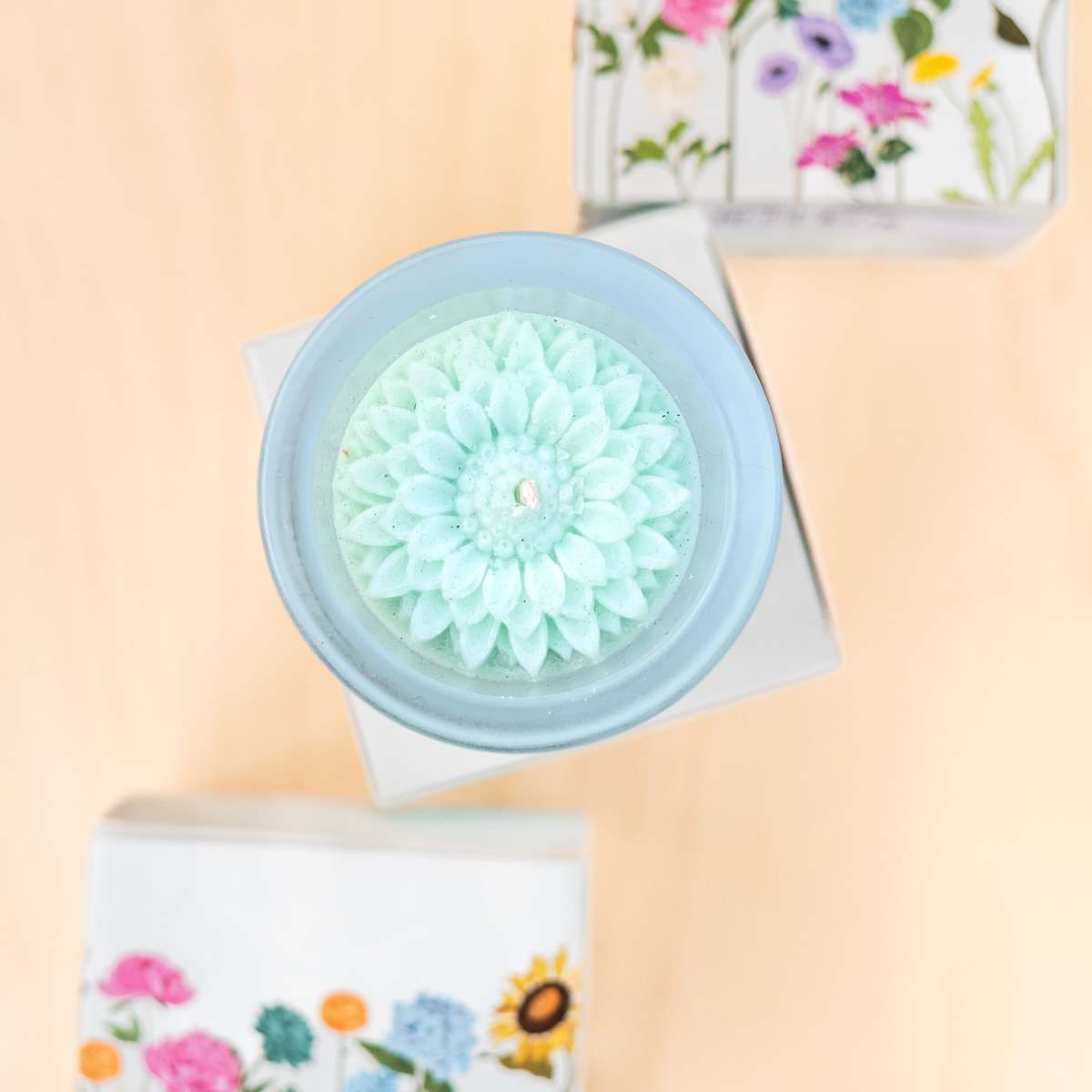 Multifaceted Artisan Candles Dahlia Flower Candle - Image 1 of 6