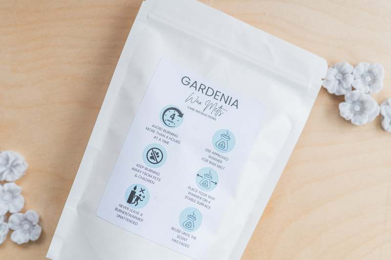 Multifaceted Artisan Candles Gardenia Flower Candle