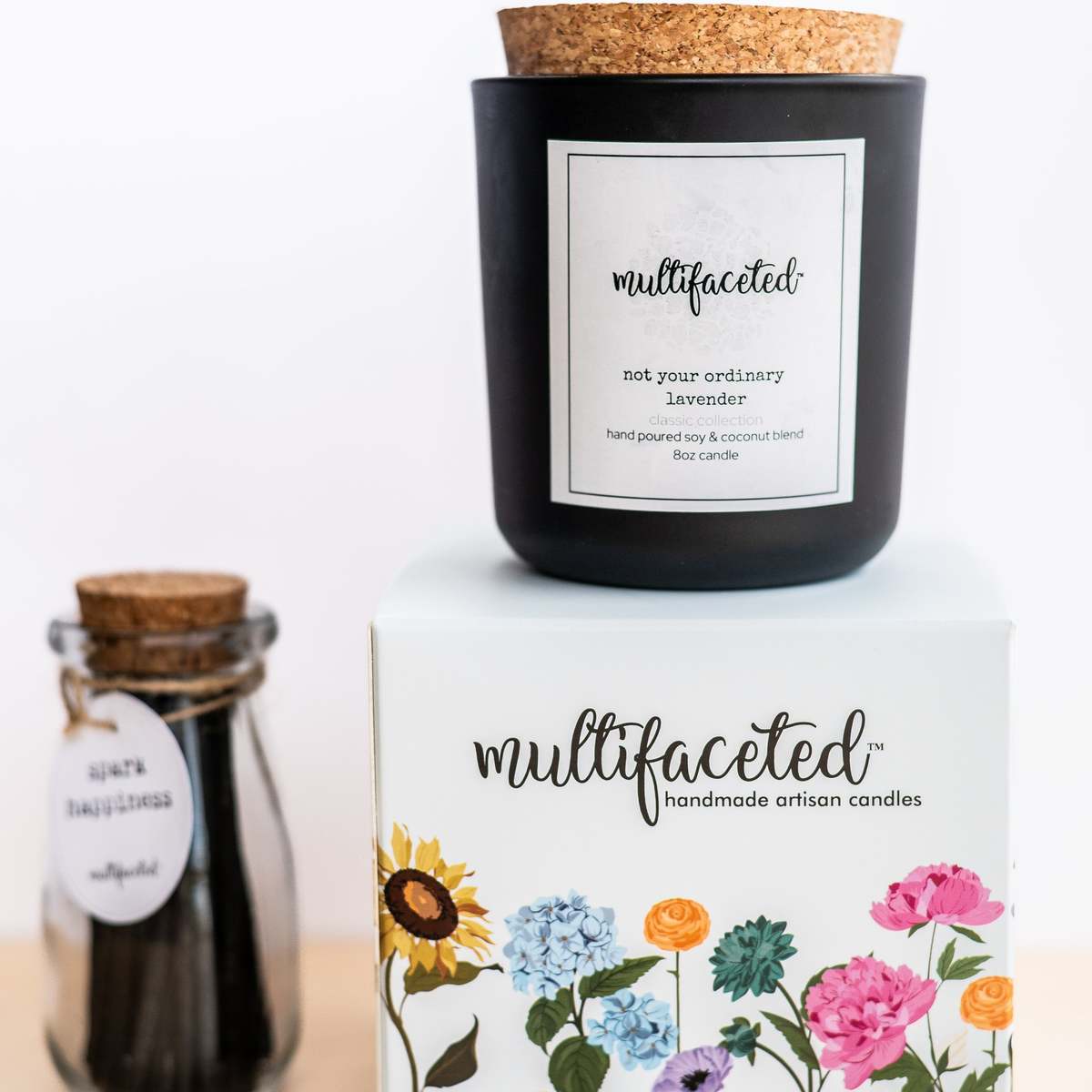 Multifaceted Artisan Candles Gingerbread Scent 8 oz Candle - Image 1 of 4