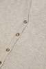 Closed V Neck Cardigan - Beige Mélange - Thumbnail 4