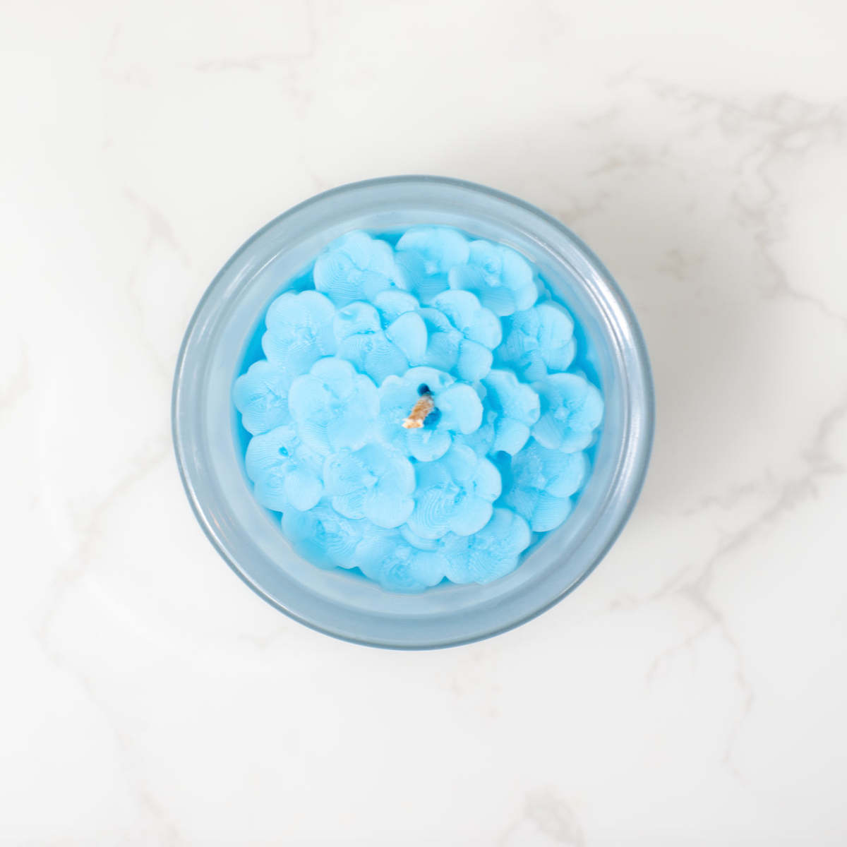 Multifaceted Artisan Candles Hydrangea Flower Candle - Image 3 of 6