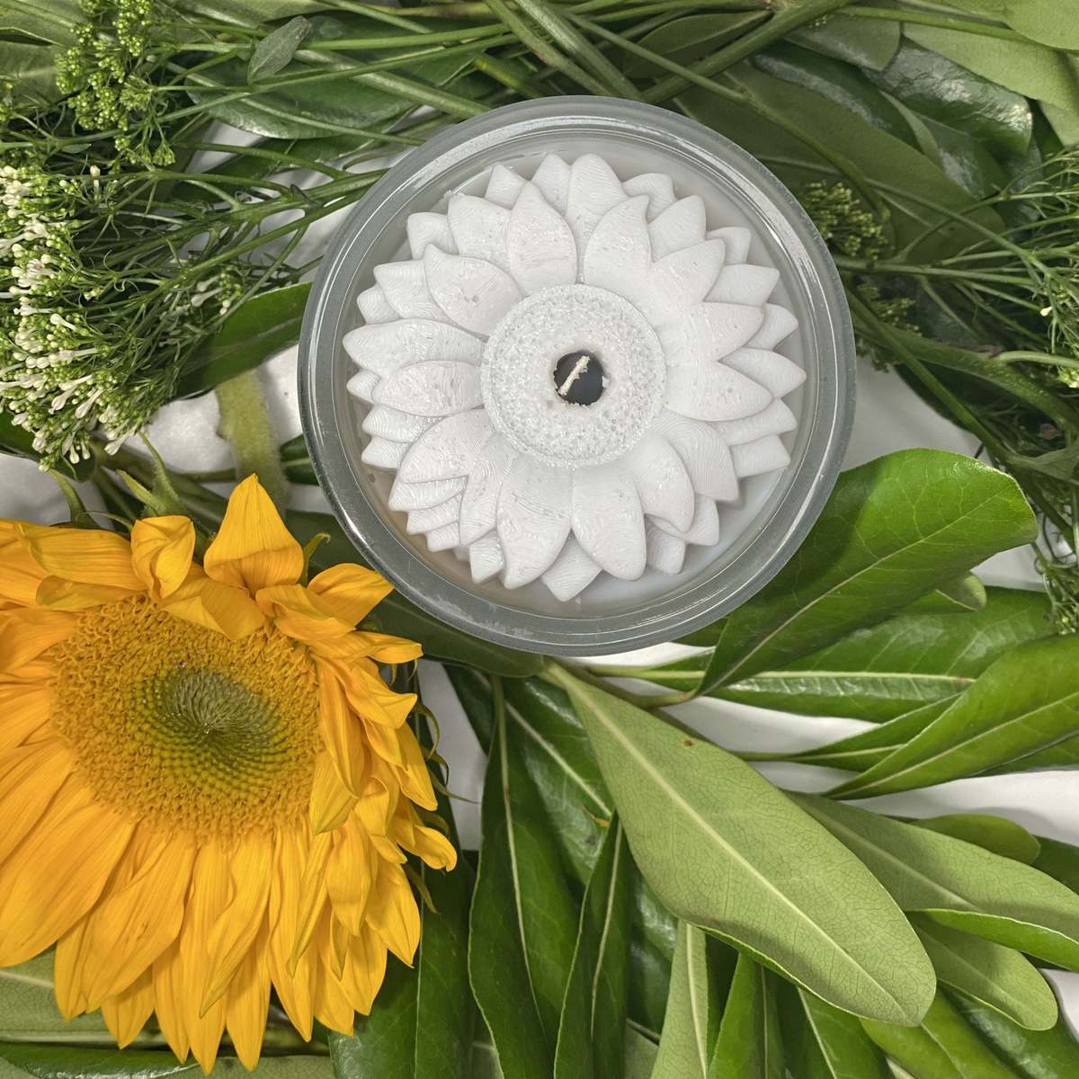 Multifaceted Artisan Candles Sunflower Candle - Image 3 of 6