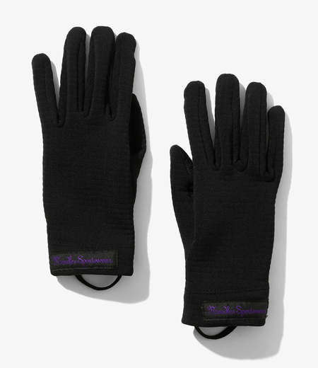 THE VIRIDI-ANNE ZIP DETAIL TEXTURED GLOVES | Garmentory