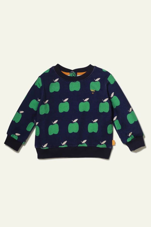 Mon Coeur Recycled Cotton Apples Sweatshirt