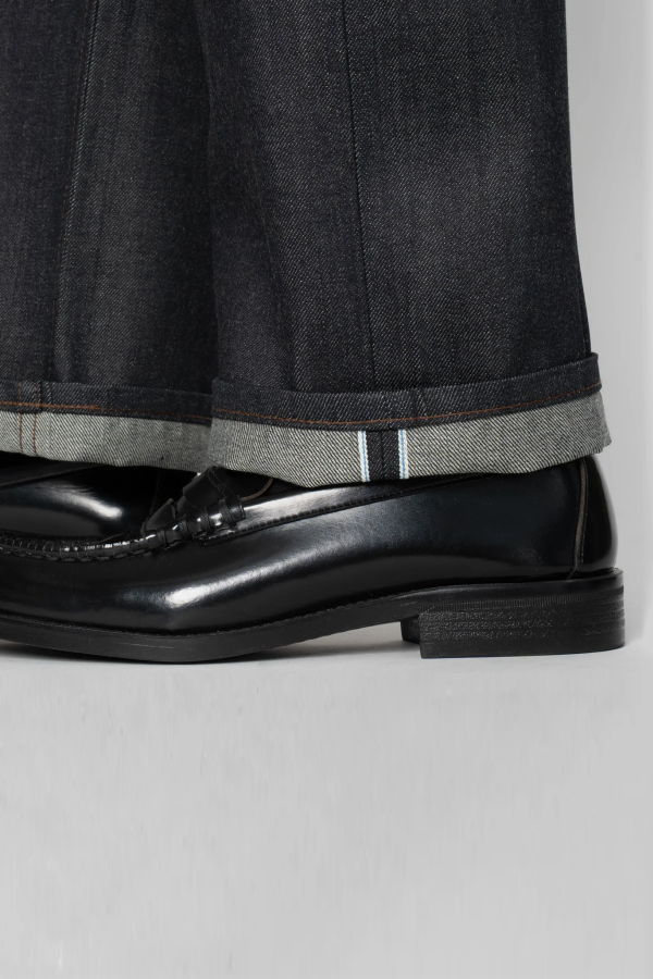 Naked & Famous Strong Guy Blue Grass Jeans