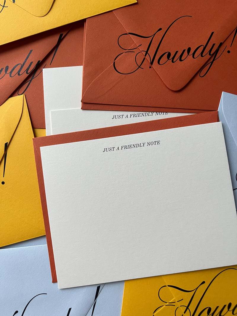 Jenns Nice Designs Howdy Notecard Set