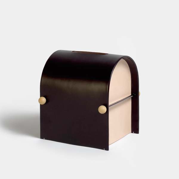 Dotlinesurface 007-1 Arch Tissue Box Cover - Eggplant