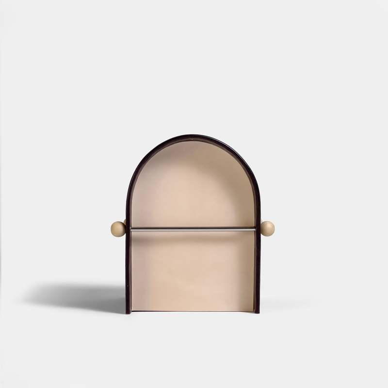 Dotlinesurface 007-1 Arch Tissue Box Cover - Eggplant