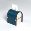 Dotlinesurface 007-1 Arch Tissue Box Cover - Teal - Thumbnail 5