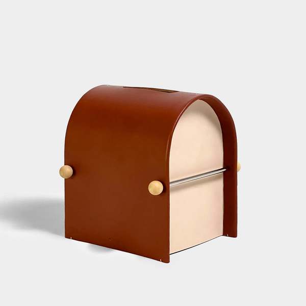 Dotlinesurface 007-1 Arch Tissue Box Cover - Brick