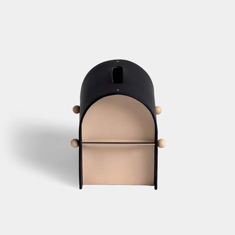 Dotlinesurface 007-1 Arch Tissue Box Cover - Graphite