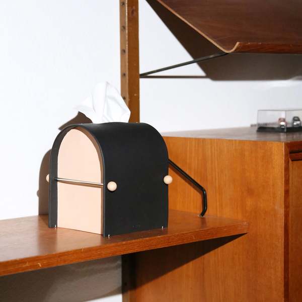 Dotlinesurface 007-1 Arch Tissue Box Cover - Graphite