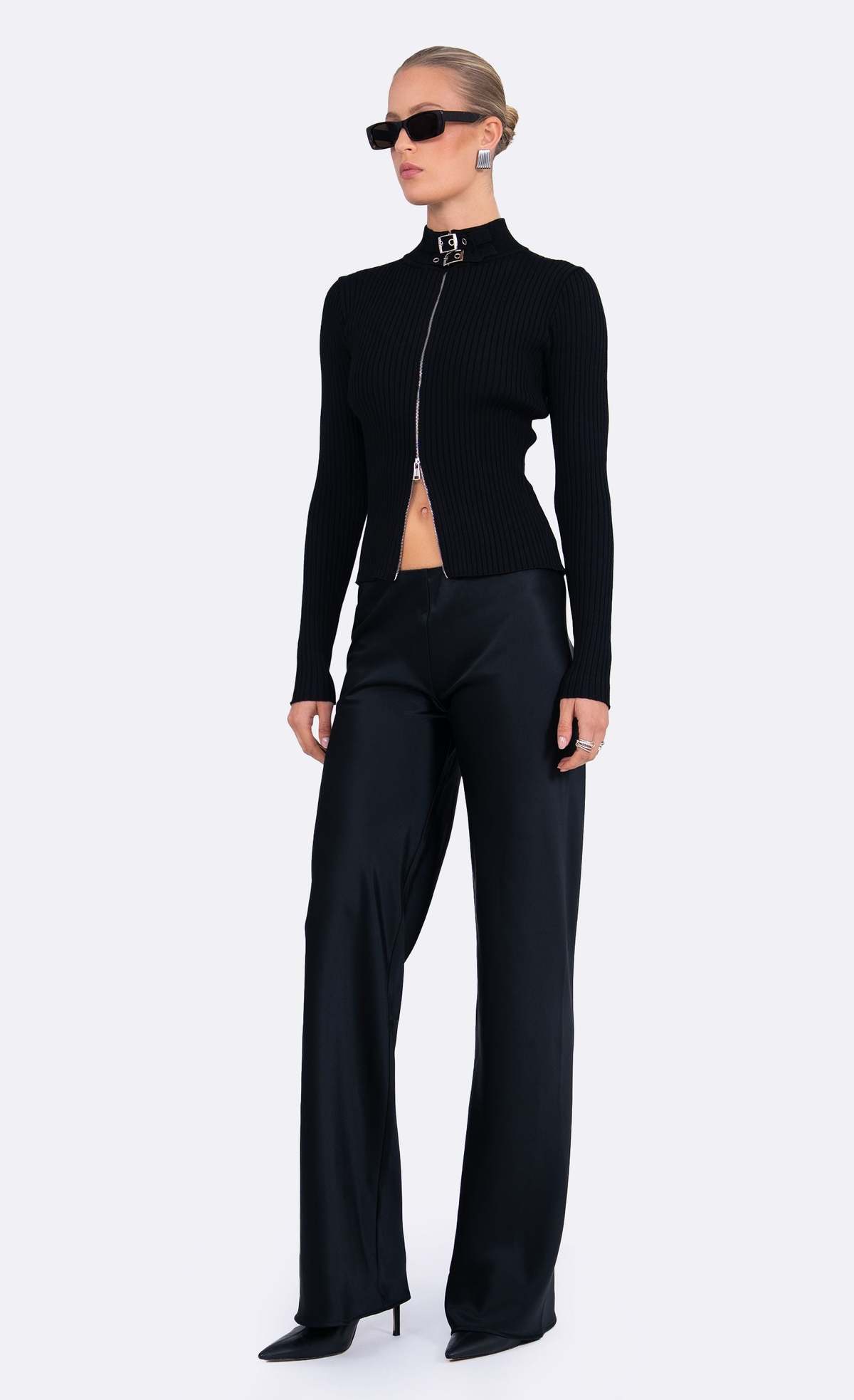 Nonchalant Label Dion Cardigan - Black - Image 1 of 4