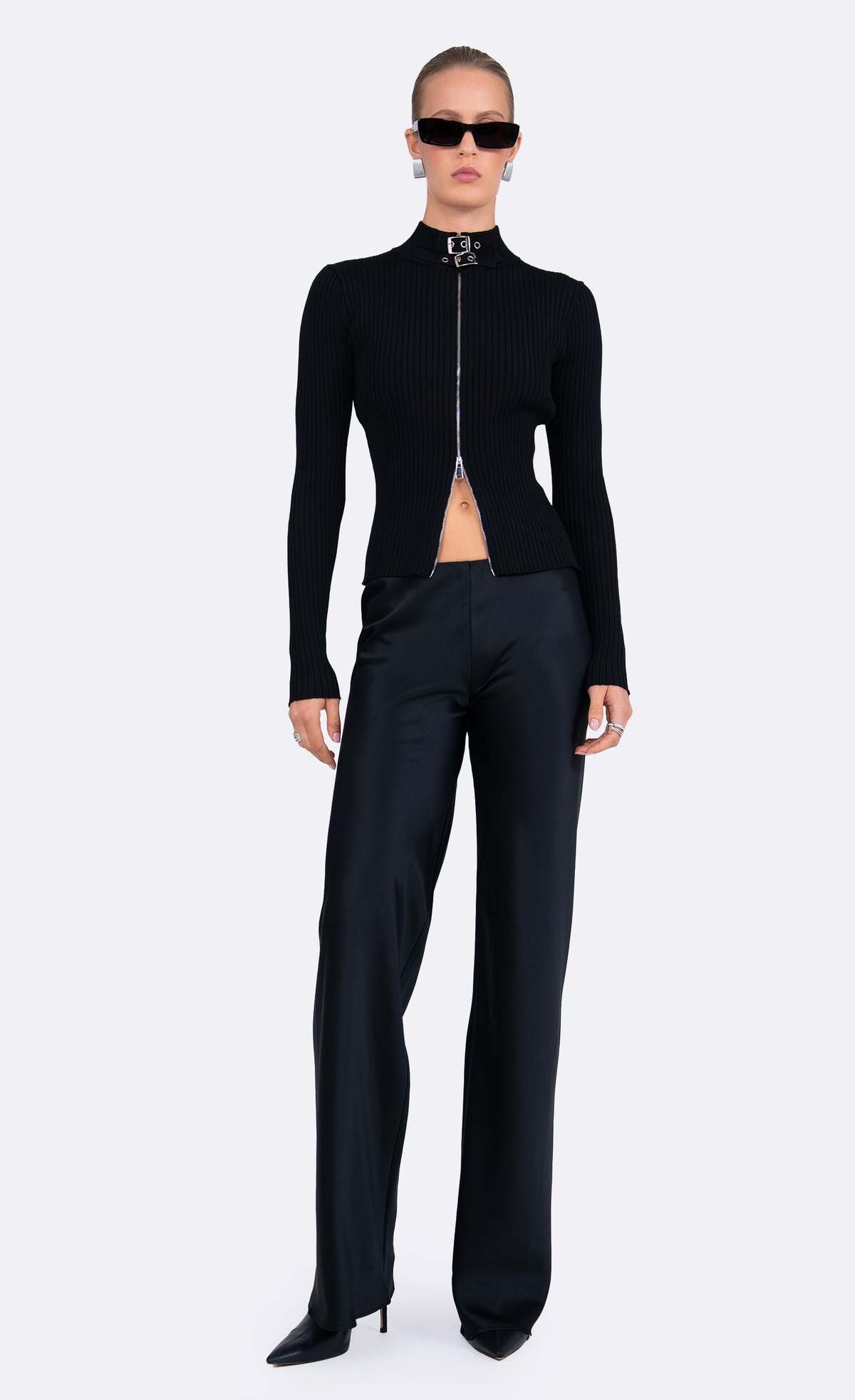 Nonchalant Label Dion Cardigan - Black - Image 2 of 4