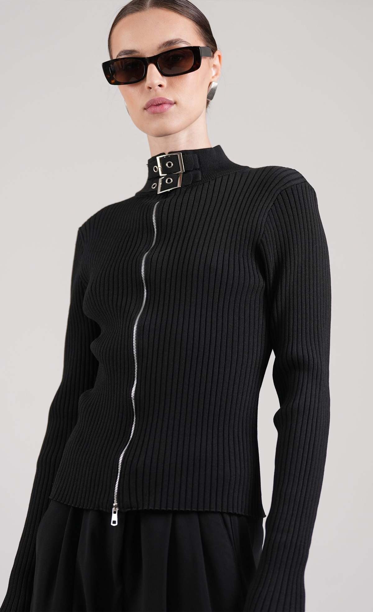 Nonchalant Label Dion Cardigan - Black - Image 4 of 4