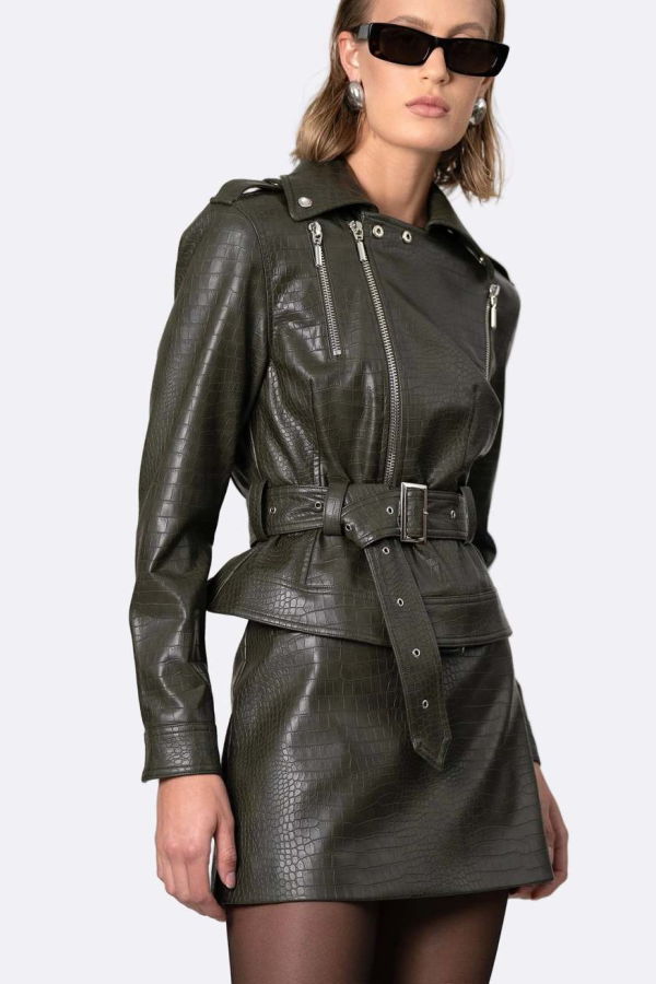 Nonchalant Label Reed Jacket - Army Green