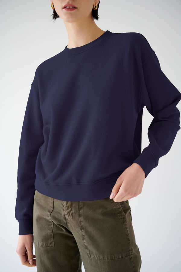 Velvet JG Ynez Fleece Pullover Sweatshirt - Heather Grey