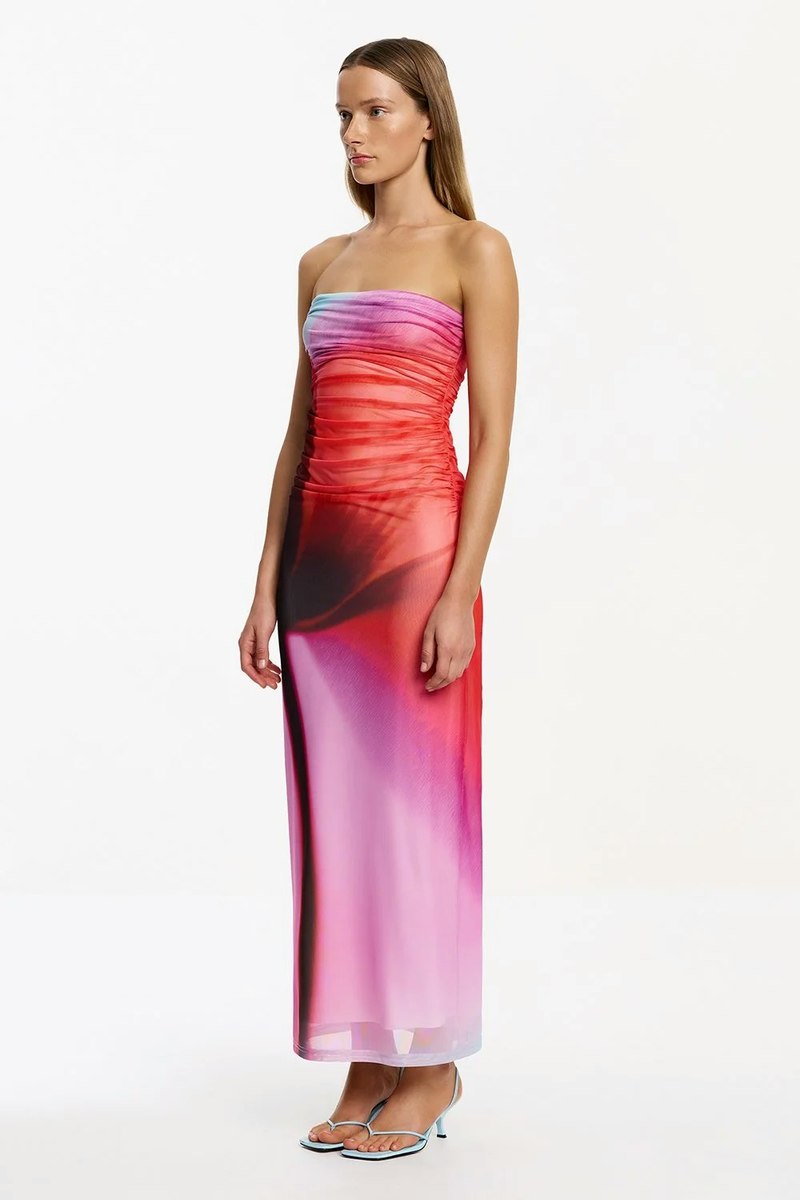 Significant Other Sura Strapless Dress - Tropical Bloom