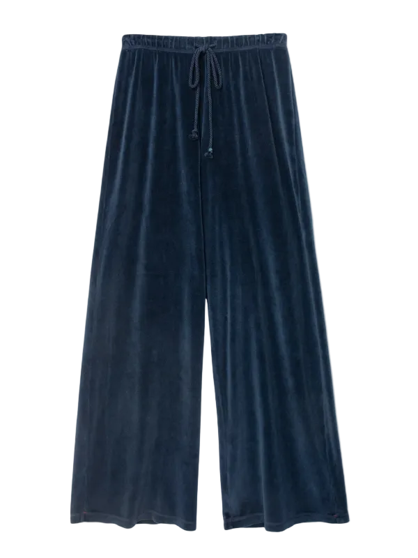 Xirena Manon Velour Pant - Sapphire