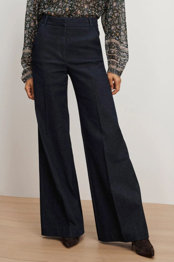 Veronica Beard Crue Pant - Midnight Wash