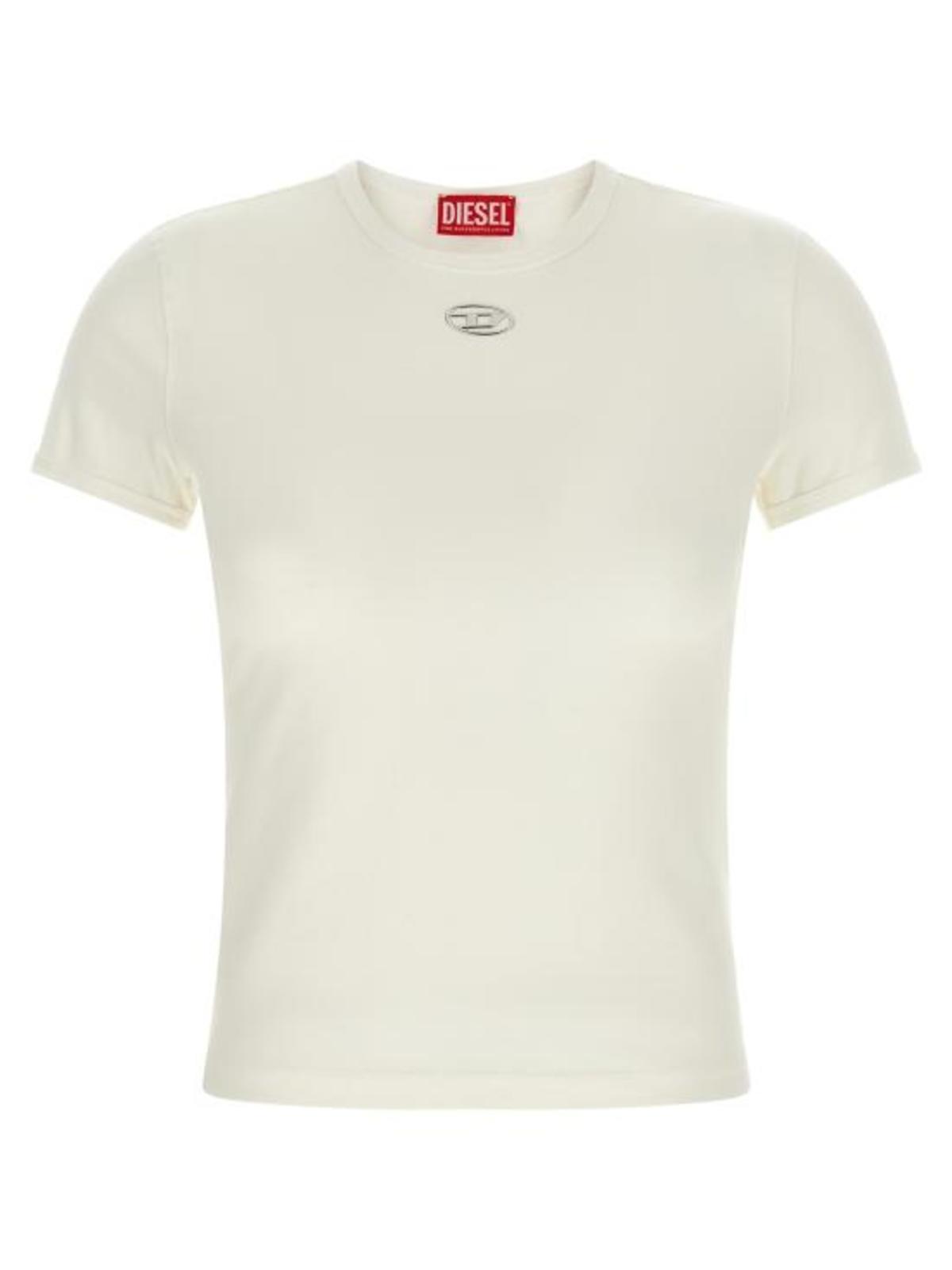 DIESEL Short Sleeve Tee - Off White - Image 1 of 3