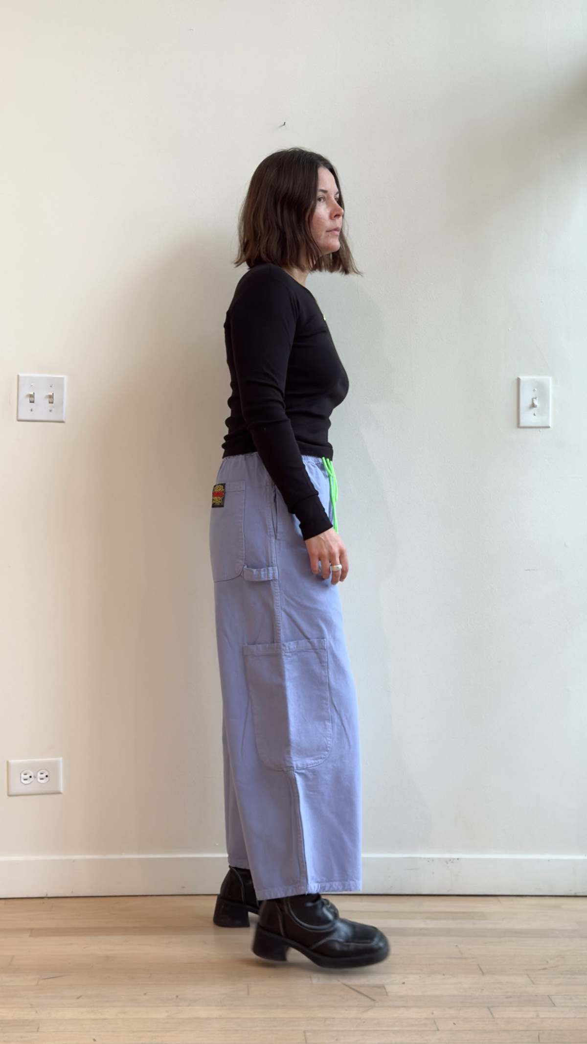 Meals Canvas Chef Pant - Lavender - Image 2 of 5