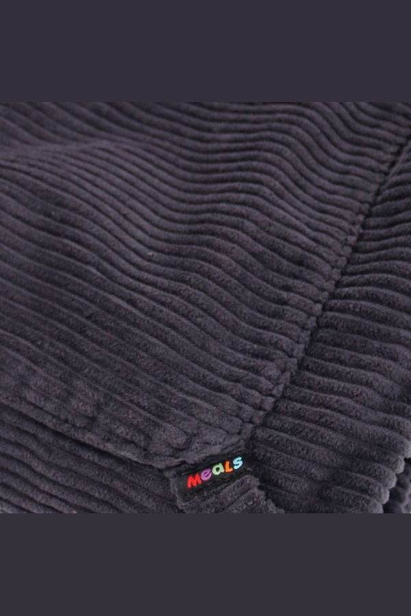 Meals Horizontal Corduroy Chef Pant - Black Sesame