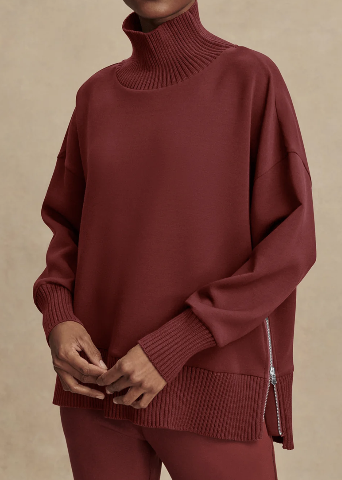 Varley Barker High Neck Sweatshirt - Image 1 of 1