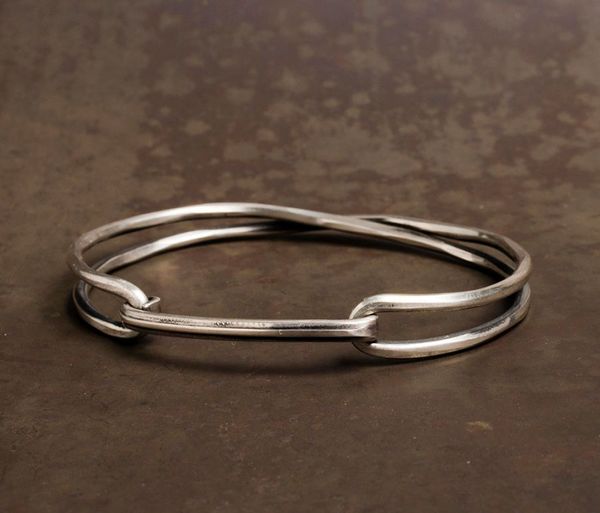 Werkstatt Munchen Crossed Bracelet