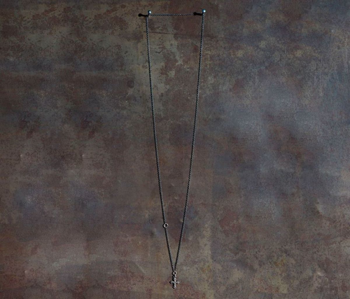 Werkstatt Munchen Mini Cross Chain Necklace - Silver - Image 2 of 2