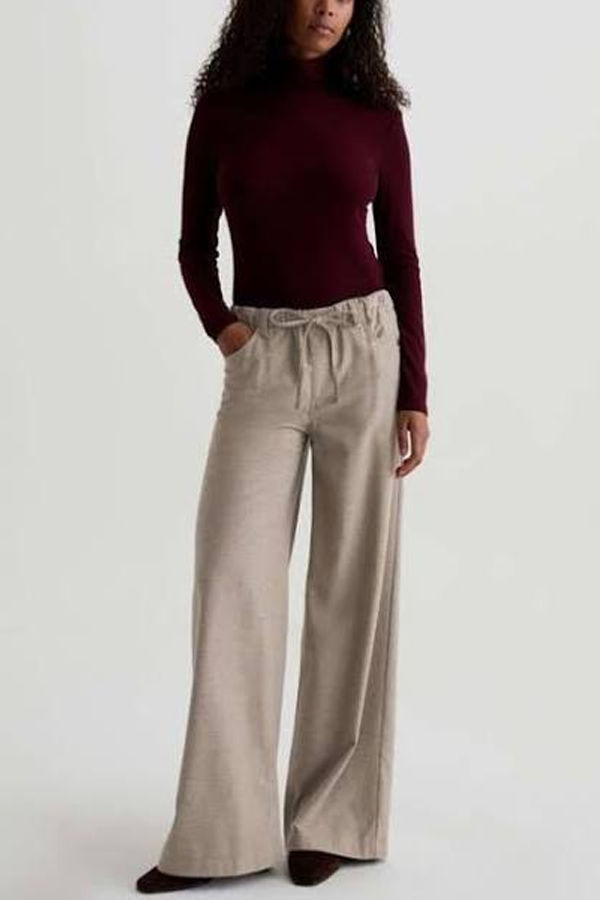 EQUATION AG Stella Cinched Low Slung Palazzo Pants
