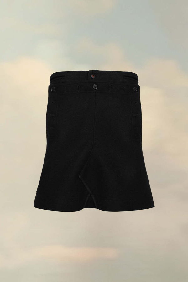 Maison Margiela Black Wool Bodice - Black