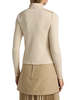 Veronica Beard Reynart Rib-Knit Long-Sleeve Top - Limestone - Thumbnail 2