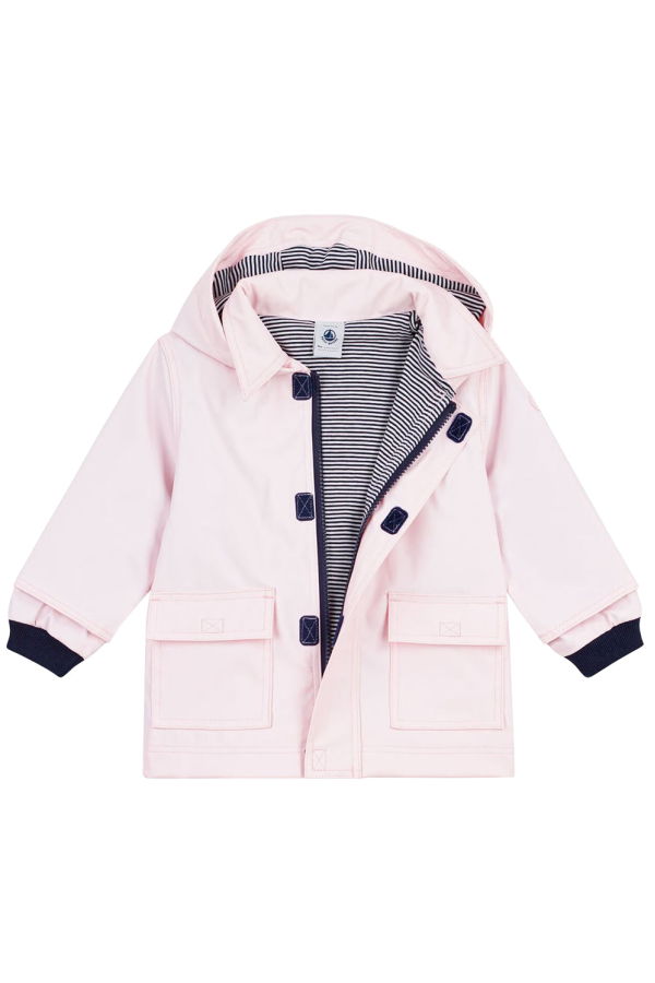 KIDS Petit Bateau Iconic Raincoat - Pink