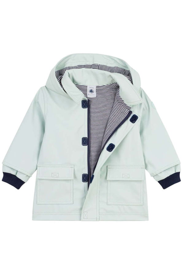 Petit Bateau Baby Iconic Raincoat - Blue