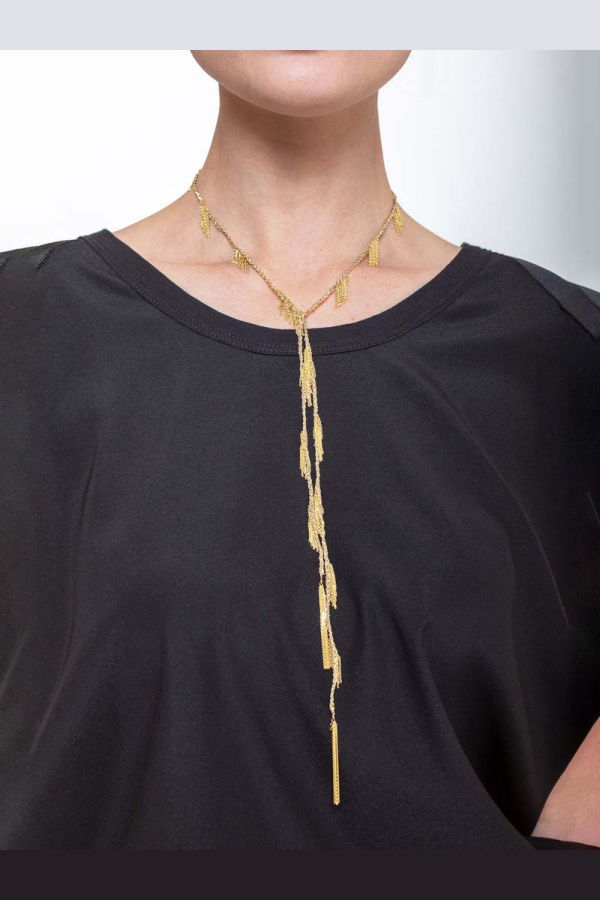 Marie Laure Chamorel No. 650 Lariat Necklace