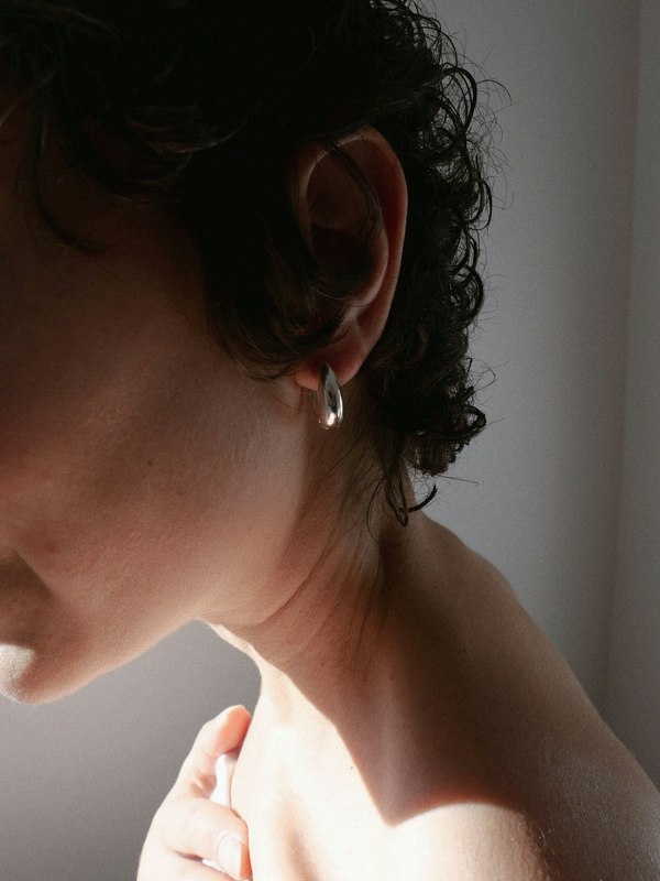 Sophie Buhai Slim Hinged Hoops - Silver