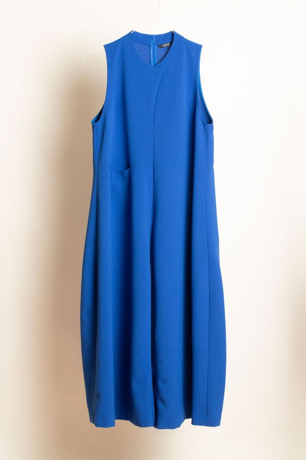 KAAREM Petal Bloom High Collar Tapered Jumpsuit