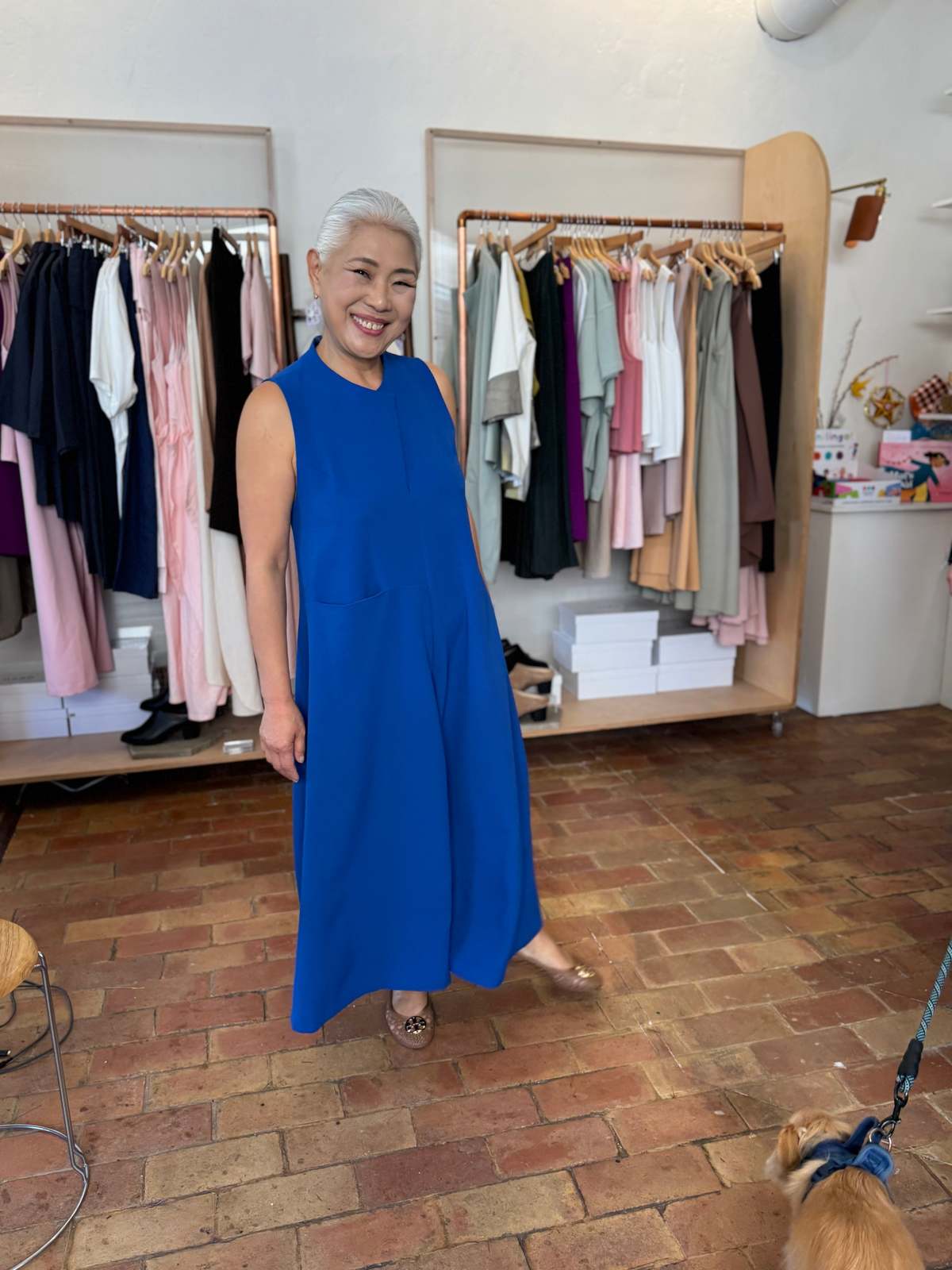 KAAREM Petal Bloom High Collar Tapered Jumpsuit - Image 7 of 11