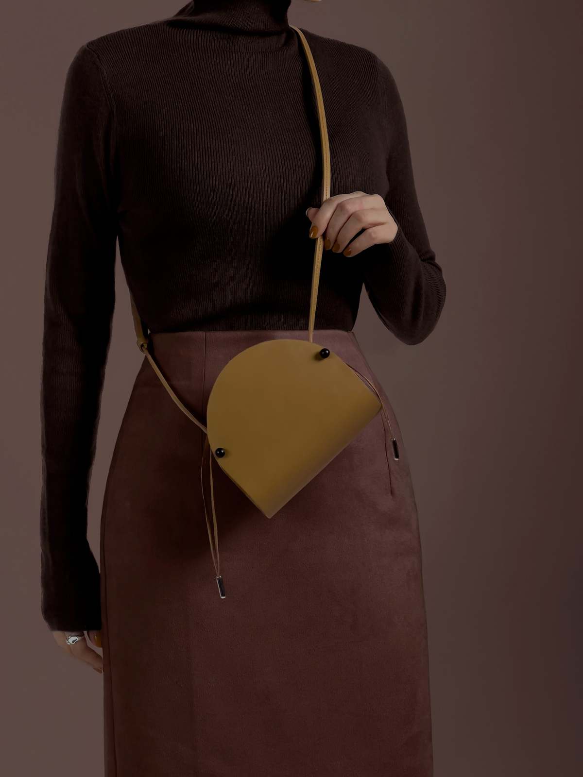 Dotlinesurface Taco Bag - Caramel - Image 10 of 12