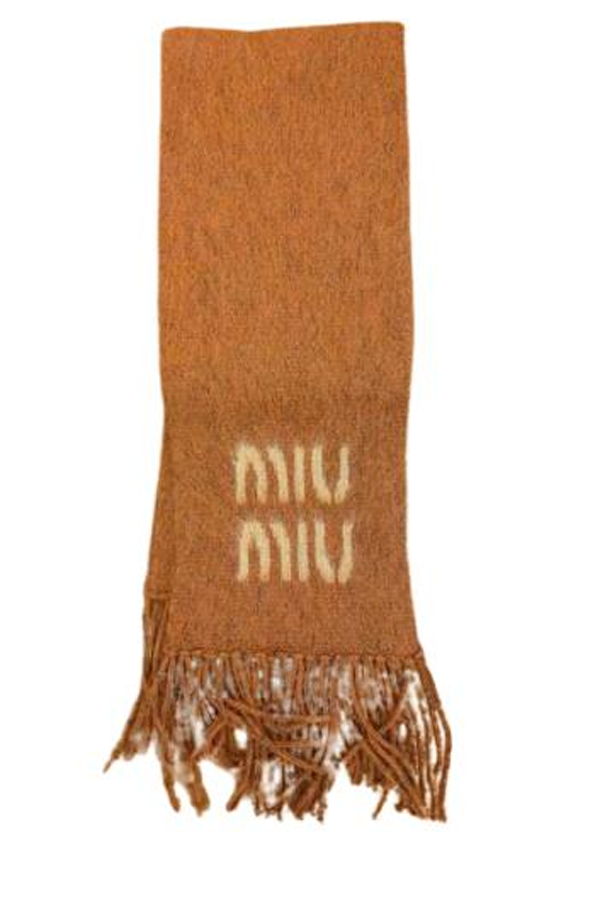 MIU MIU Neck Warmer - Rust