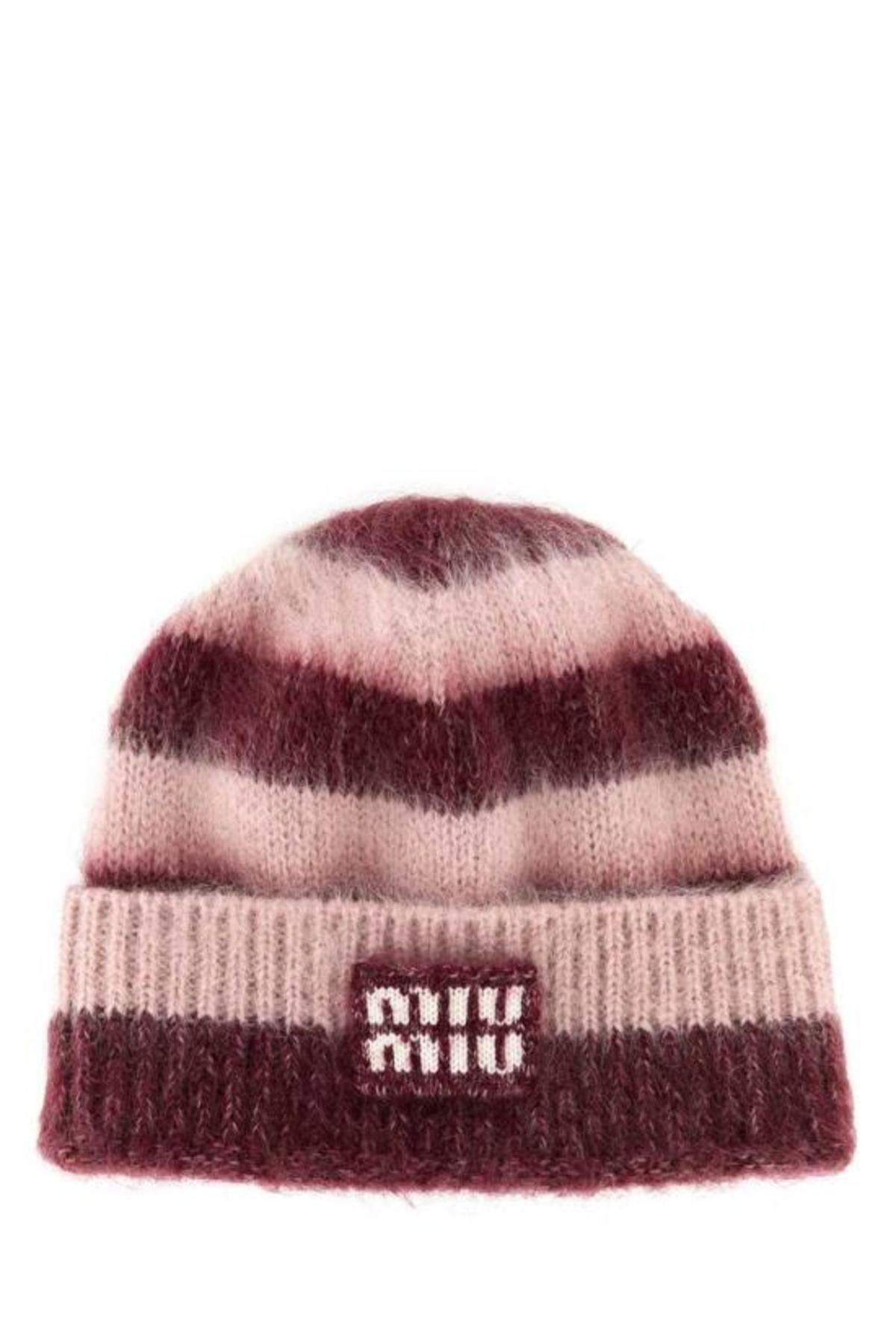 MIU MIU Beanie - Amaranth Peach - Image 1 of 2
