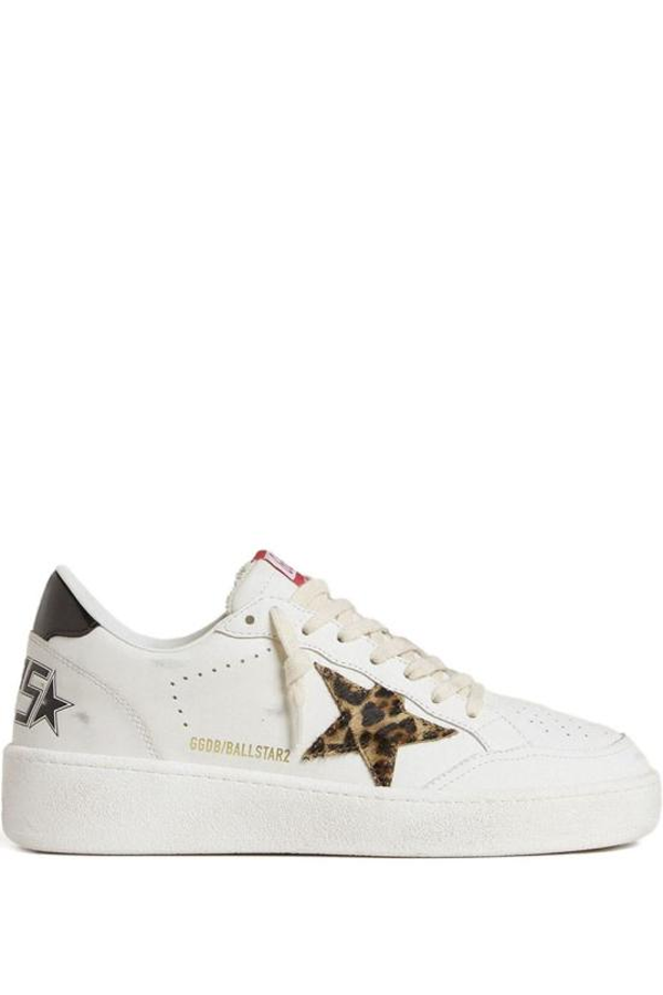 Golden Goose Sneakers - White Leopard