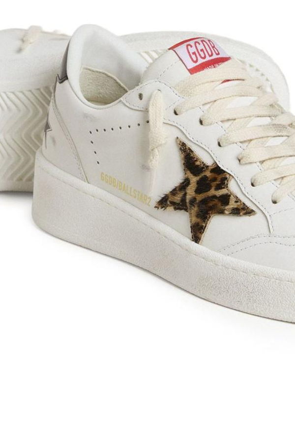 Golden Goose Sneakers - White Leopard
