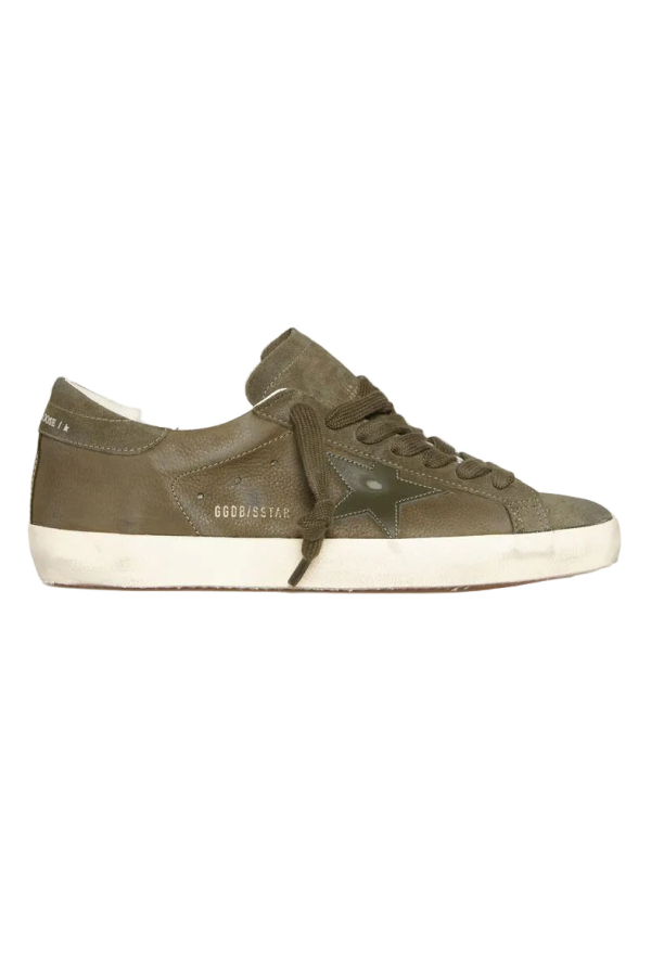 Golden Goose Super-Star Sneakers - Olive Night