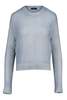 Avant Toi Cashmere Silk Crew Pullover - Dusty Blue - Thumbnail 1