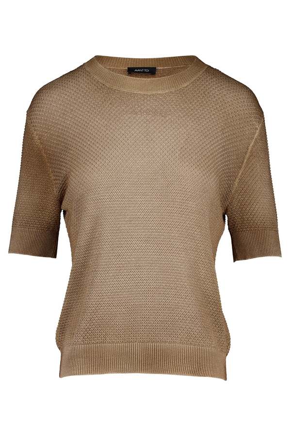 Avant Toi Silk Sughero Stitch Pullover