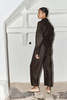 Datura Boiled Wool Ren Jumpsuit - Mocha - Thumbnail 5