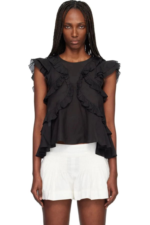Isabel Marant Nalou Top - Black